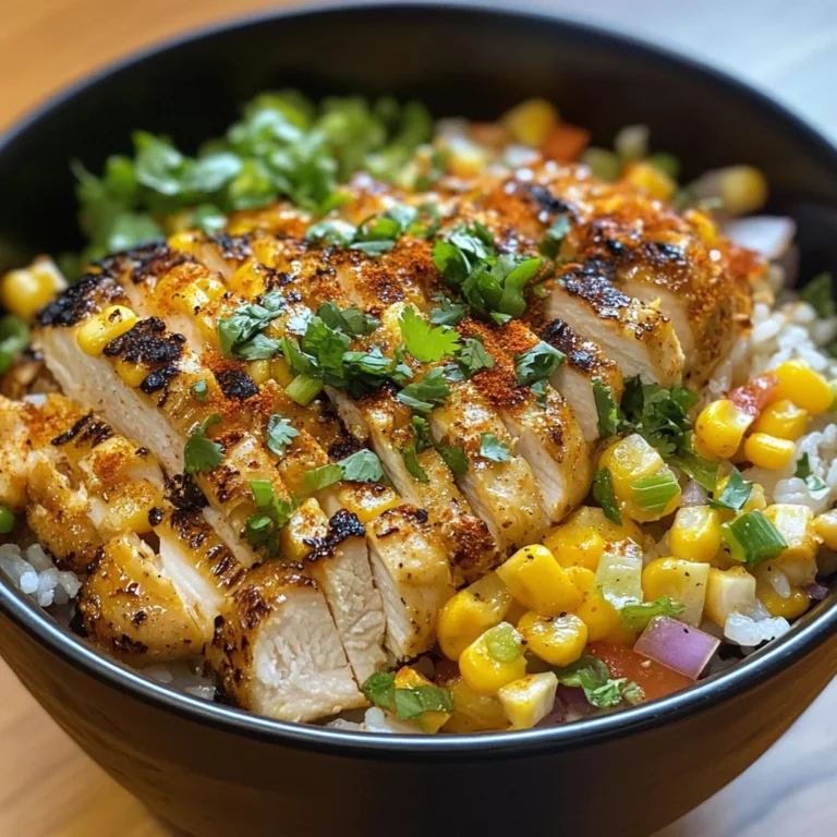 Street Corn Chicken Bowl
