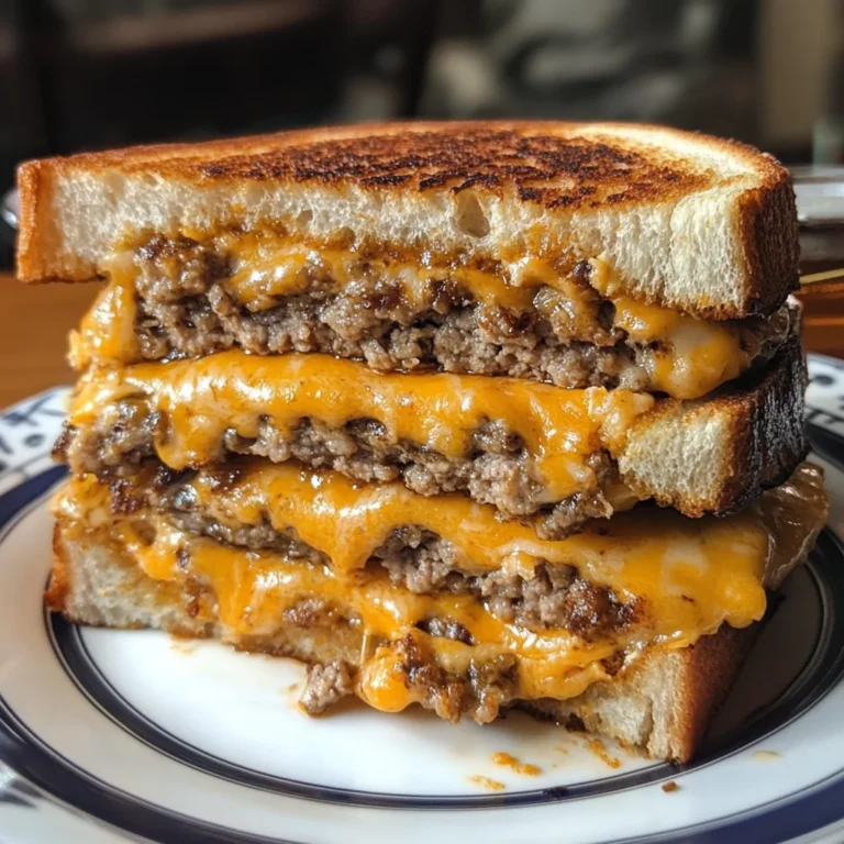 Cheesy Patty Melts with Special Sauce
