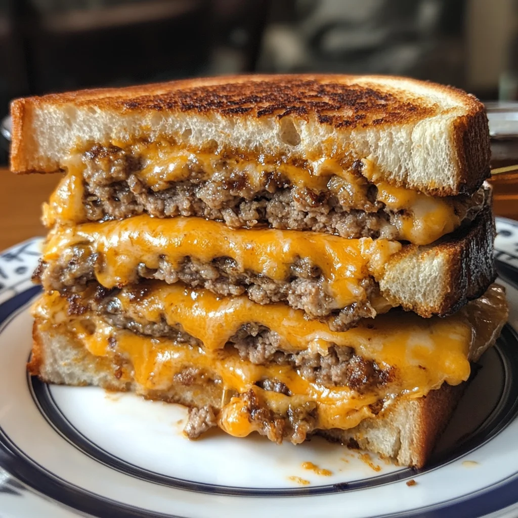 Cheesy Patty Melts with Special Sauce