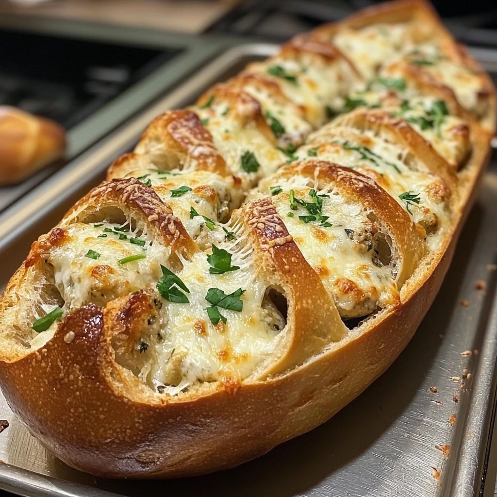 Stuffed Italian Bread Boat