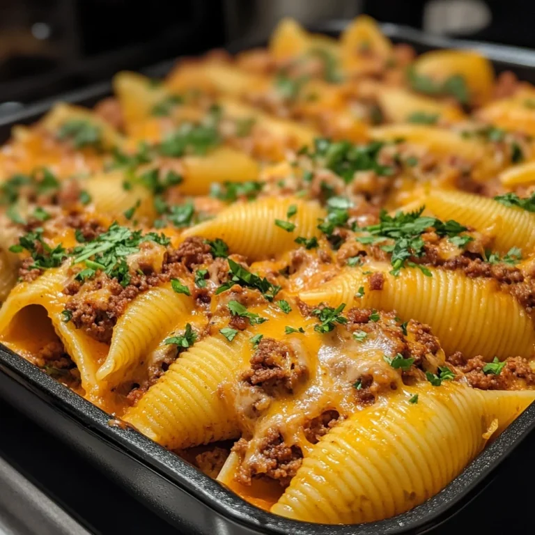 Cheesy Taco Stuffed Pasta Shells