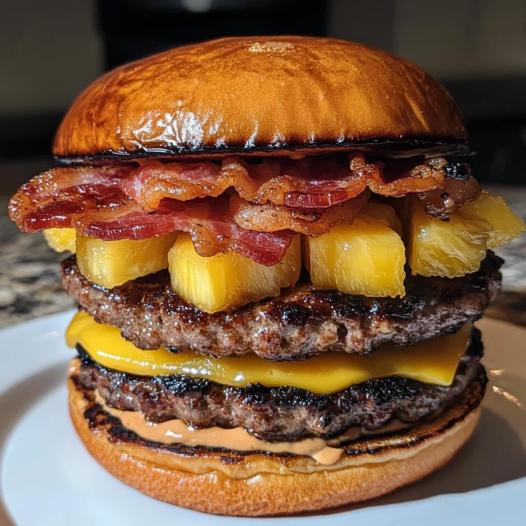 Pineapple Bacon Burger