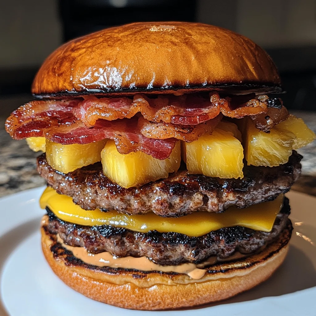 Pineapple Bacon Burger