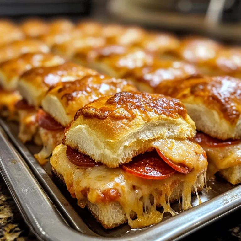 Pepperoni Pizza Sliders