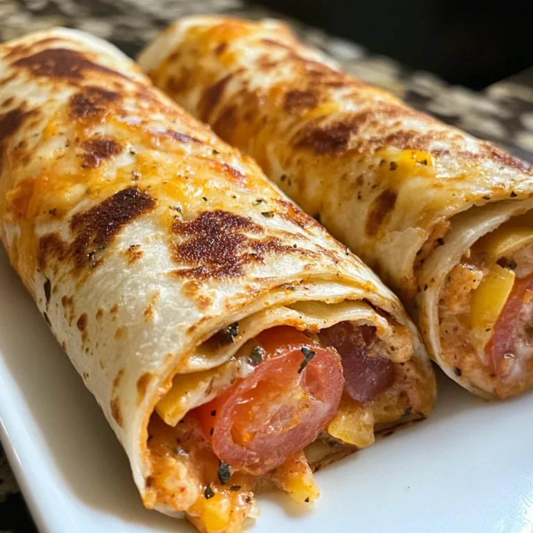 Easy Air Fryer Hot Italian Wraps