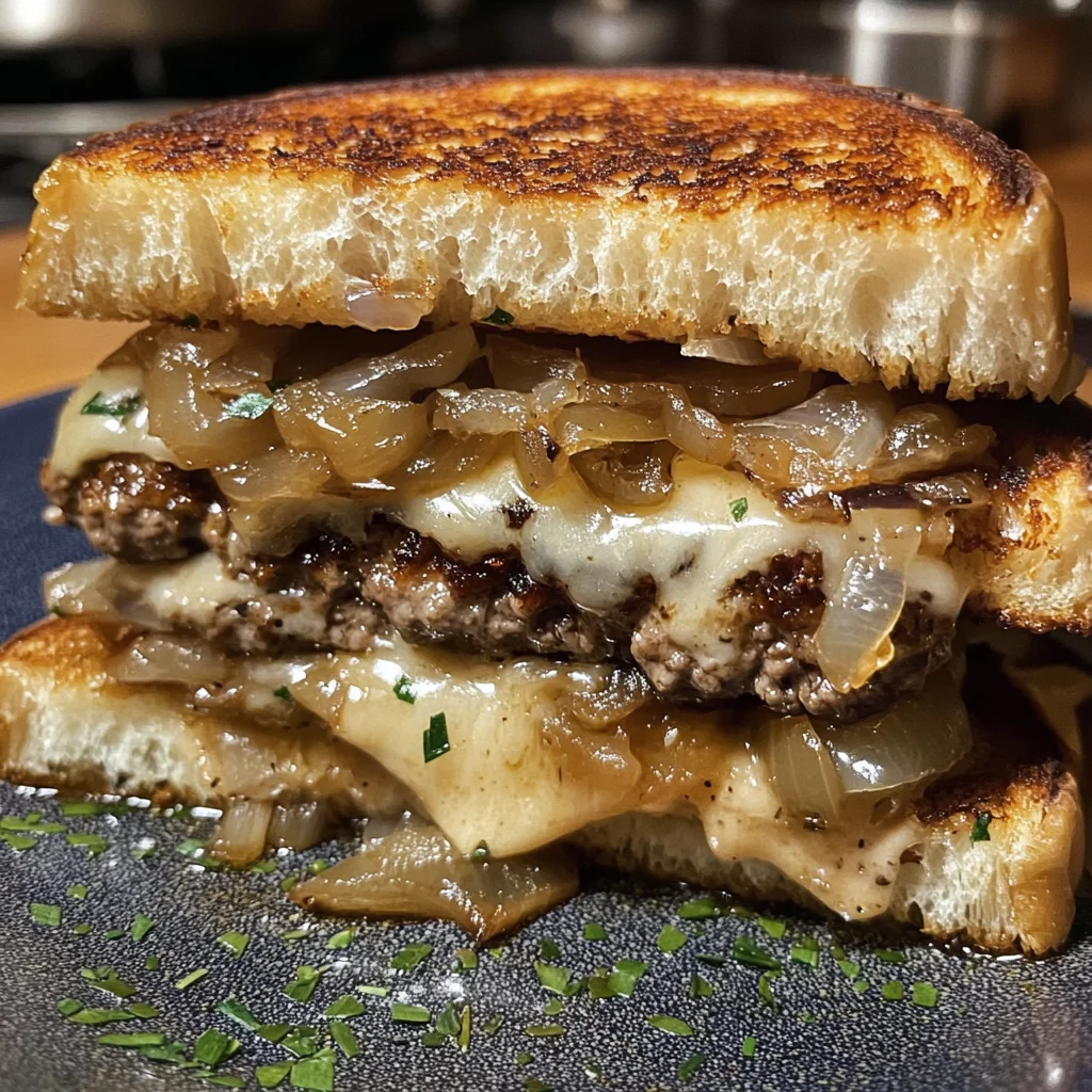 French Onion Patty Melt