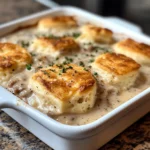 Biscuit and Gravy Casserole