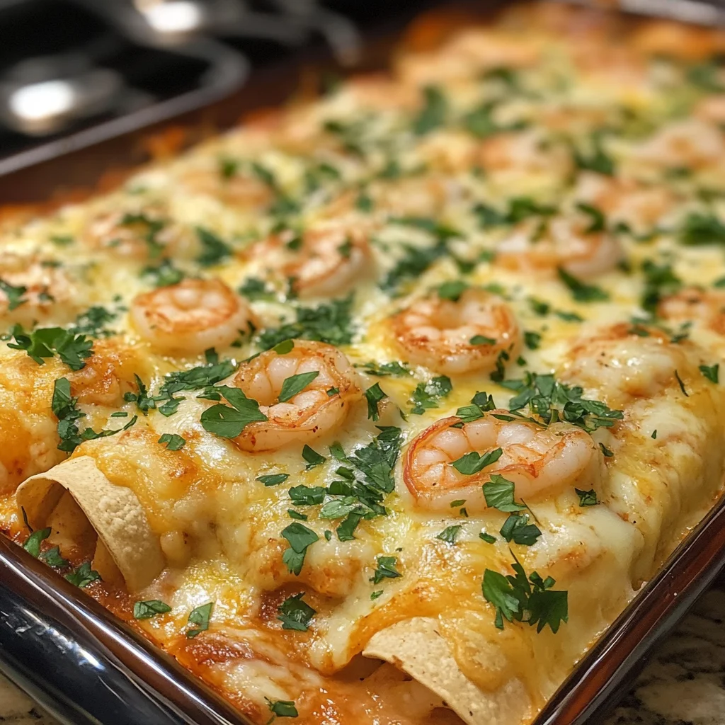 Shrimp Enchiladas