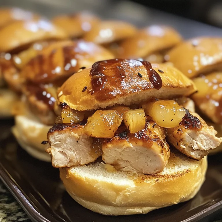 Hawaiian Turkey Sliders