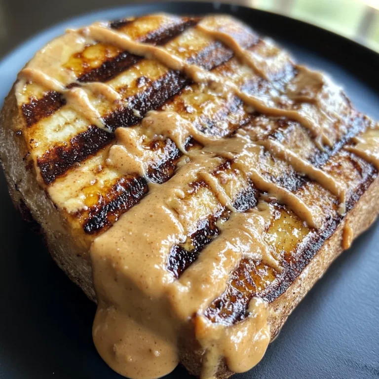 Grilled Peanut Butter Banana