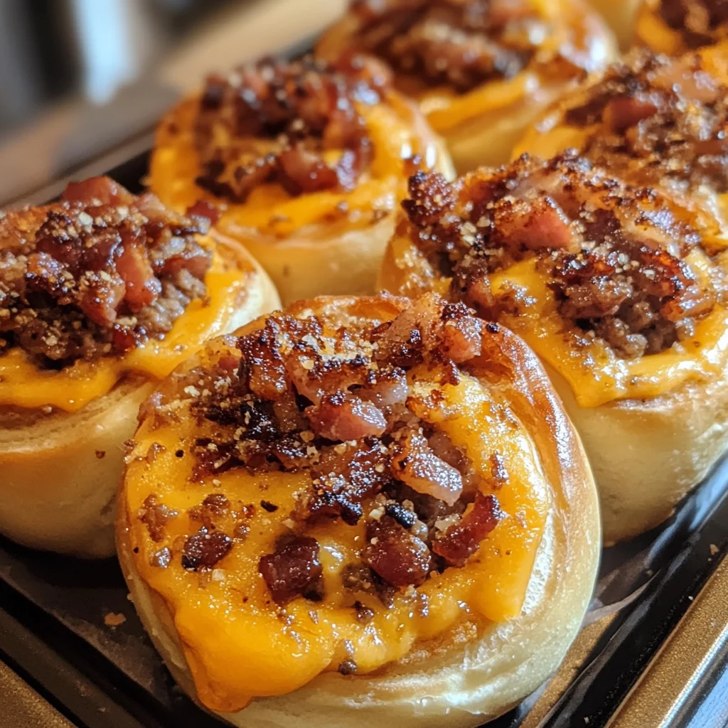 Bacon Cheeseburger Rolls