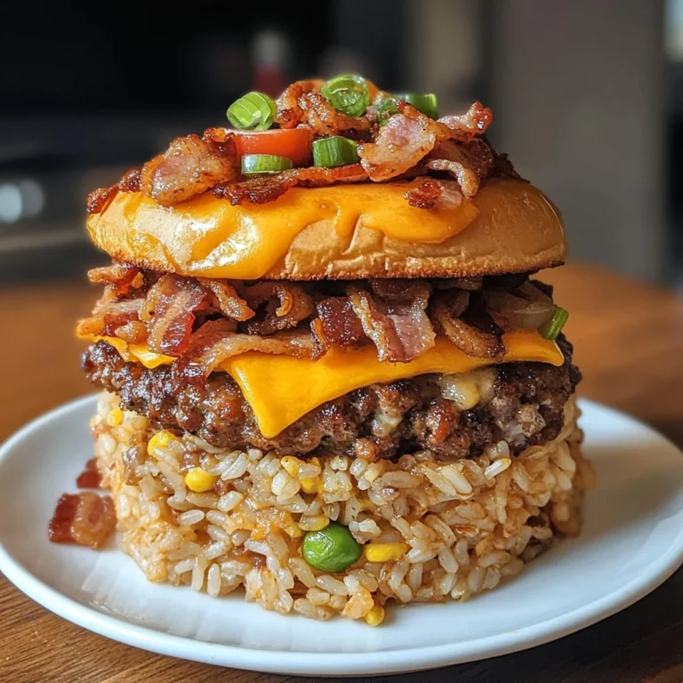 Bacon Cheeseburger Rice