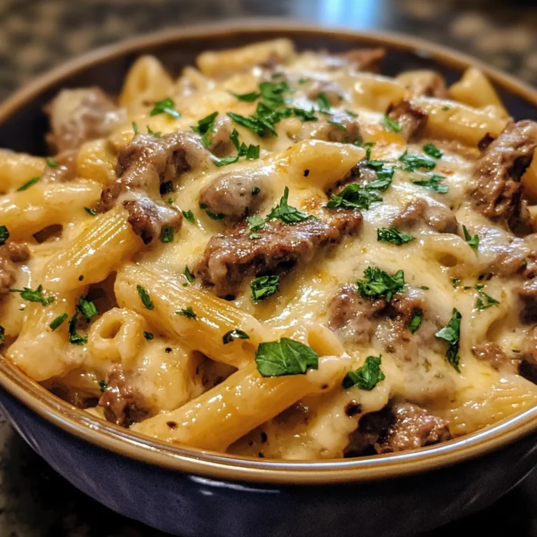 Philly Cheesesteak Pasta
