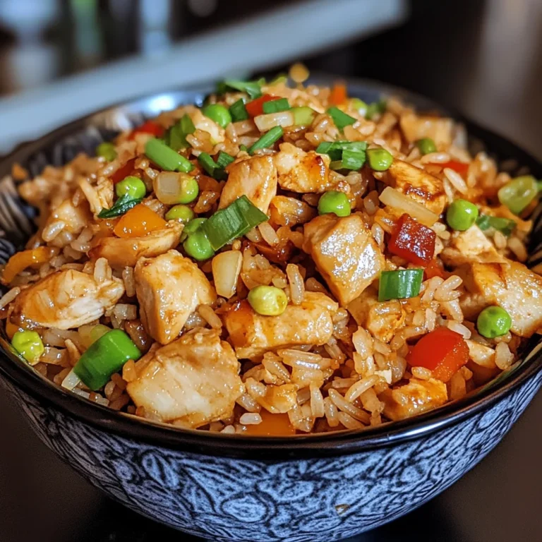 BBQ Chicken Fried Rice