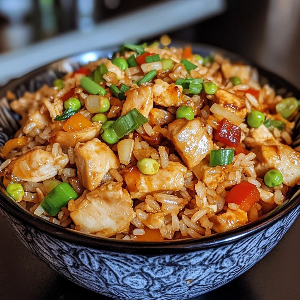 BBQ Chicken Fried Rice