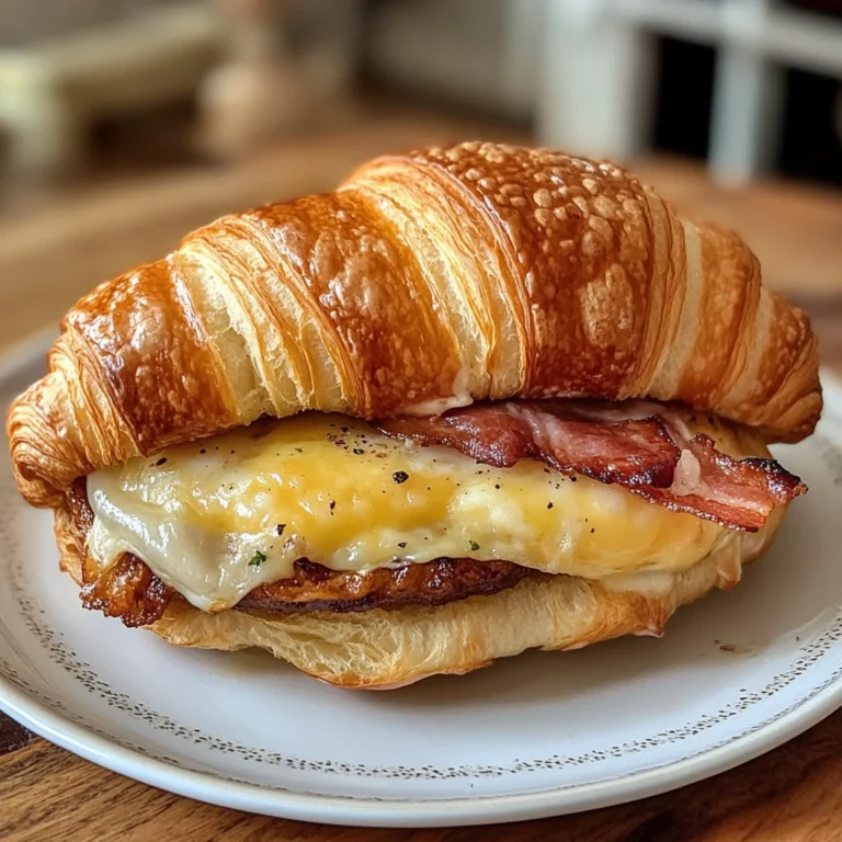 Croissant Breakfast Sandwich