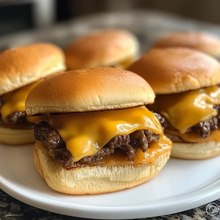 Beef Cheddar Sliders