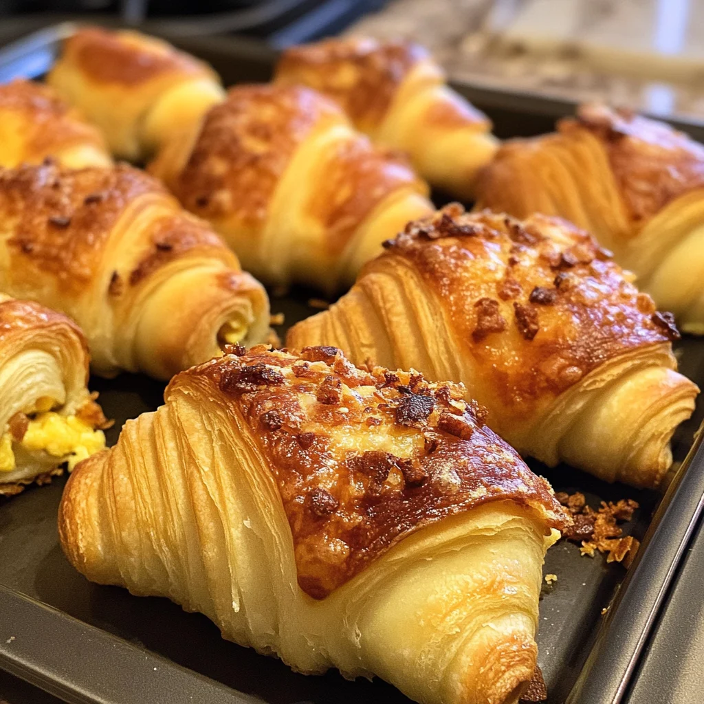 Breakfast Crescent Roll Ups