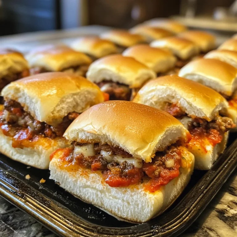 Hot Italian Sliders