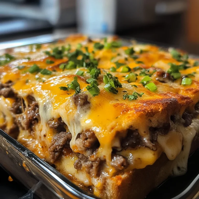 Philly Cheesesteak Grilled Cheese Casserole