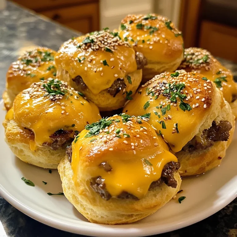 Cheeseburger Biscuit Bombs
