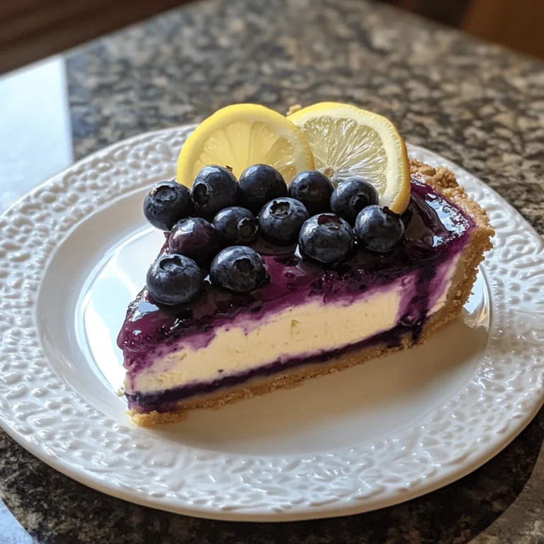 Lemon Blueberry Cheesecake