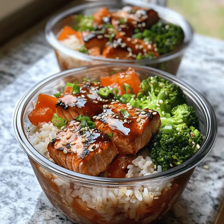 Meal Prep Teriyaki Salmon Rice Bowls