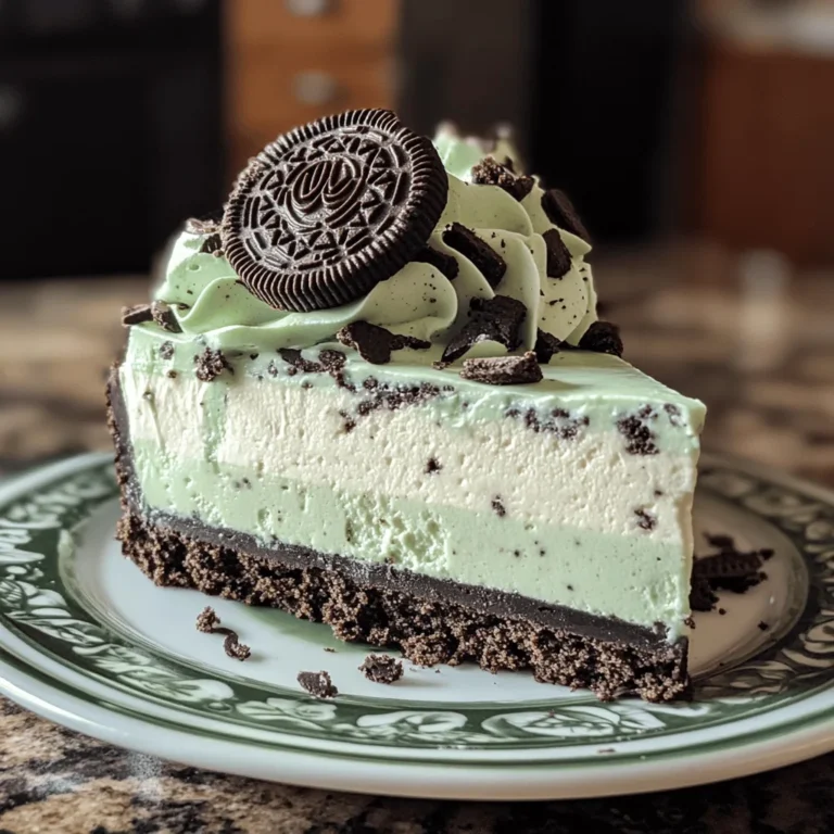 Mint Oreo Cheesecake Bliss