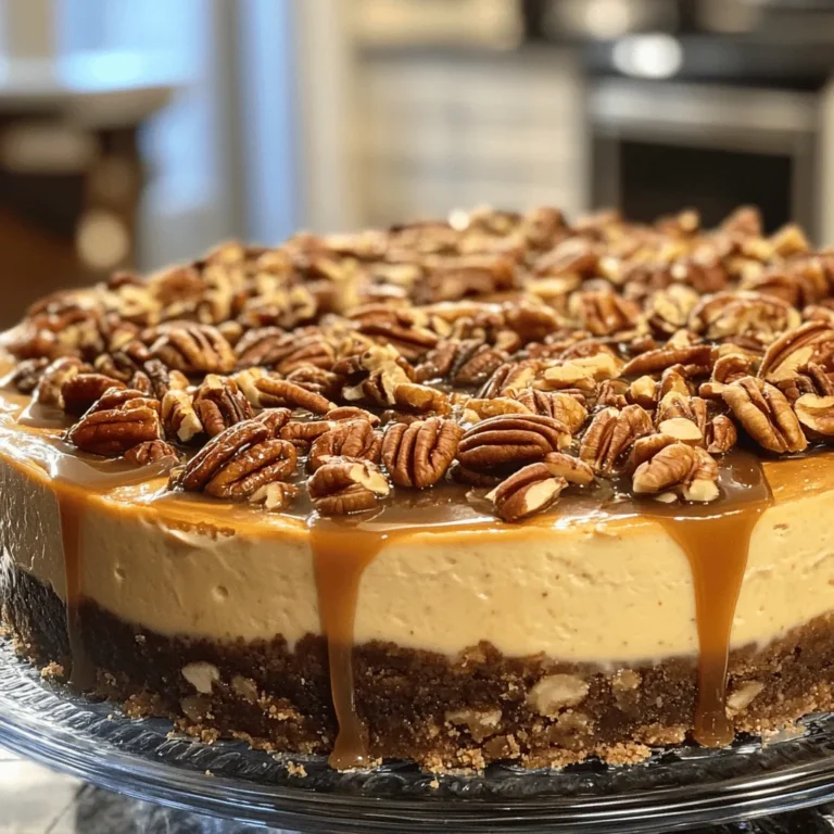 Pecan Caramel Cheesecake