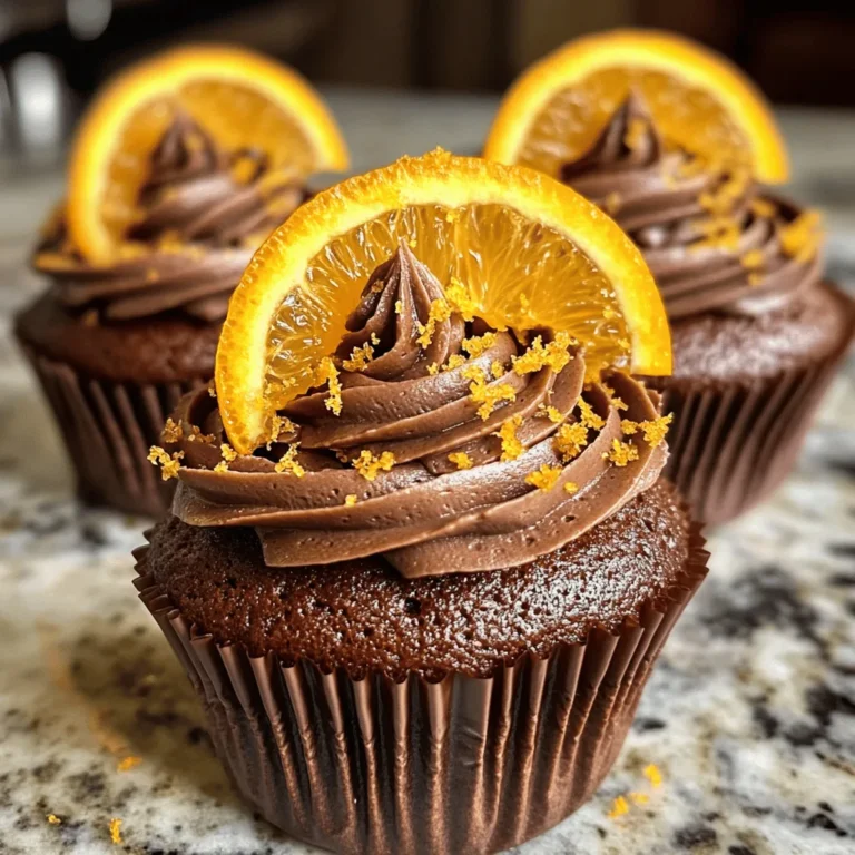 Orange Chocolate Cupcakes