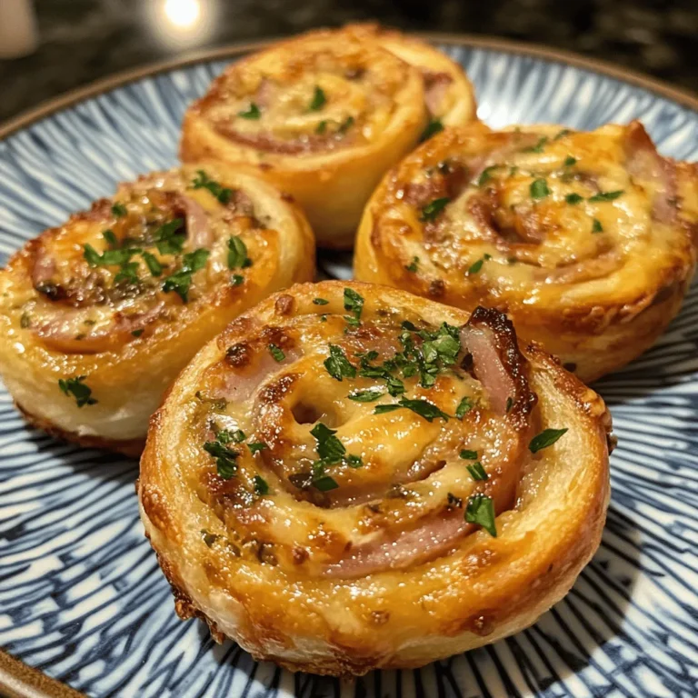 Ham and Cheese Pinwheels