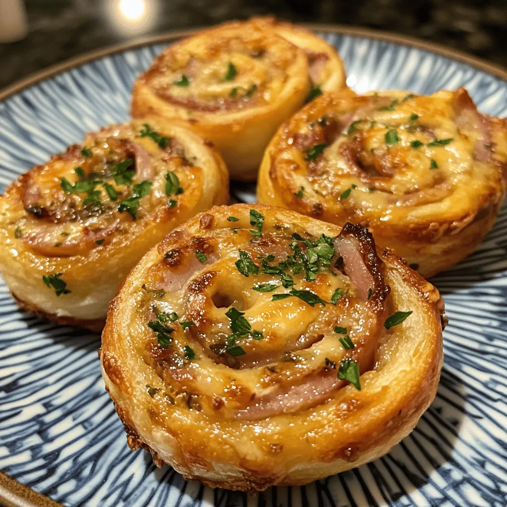 Ham and Cheese Pinwheels