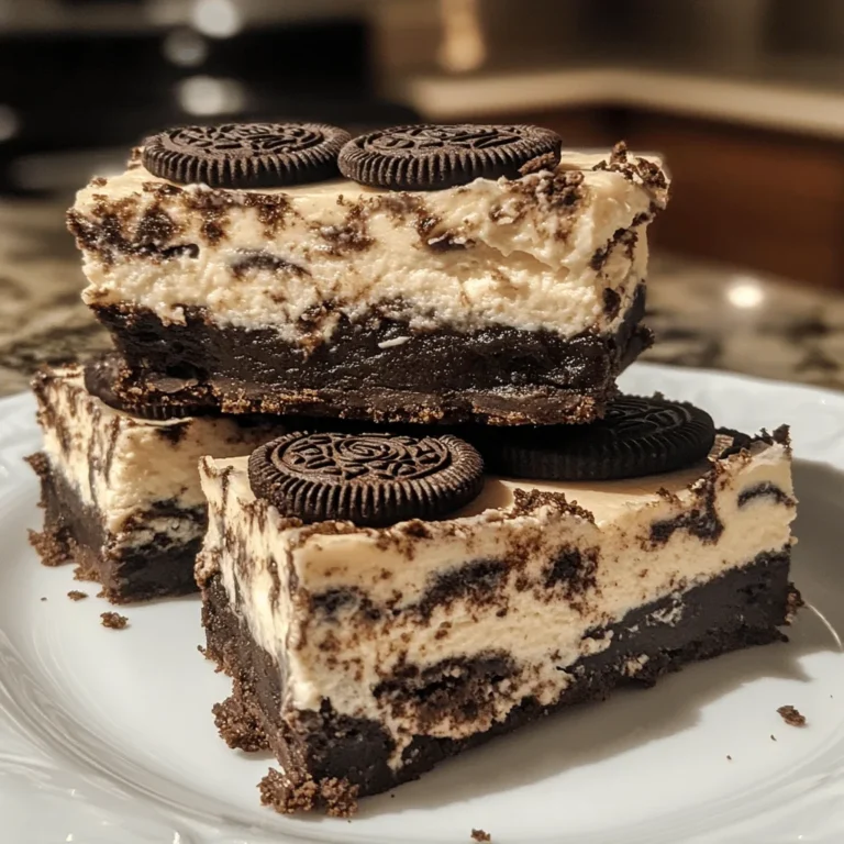 No-Bake Oreo Cheesecake Bars