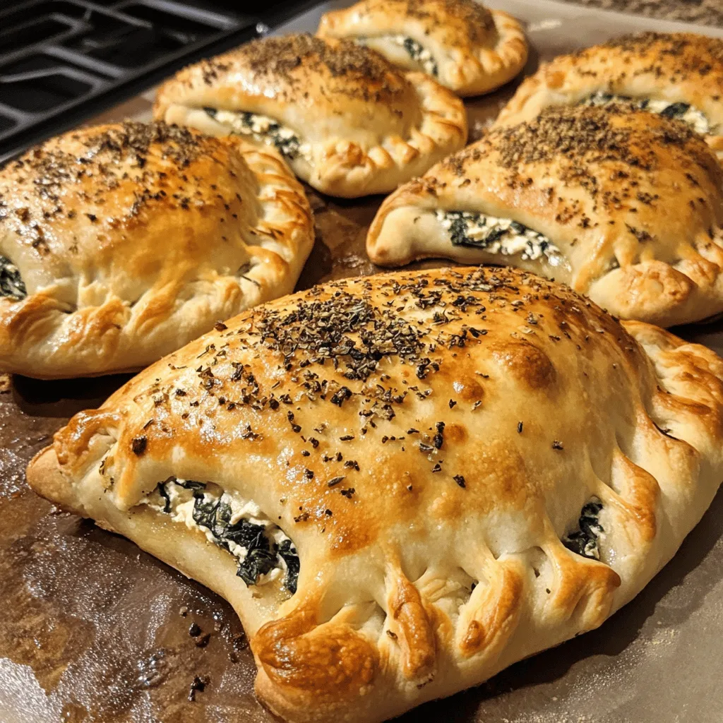 Ricotta Spinach Calzones