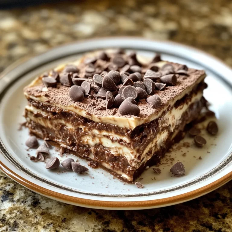 Easter Chocolate Lasagna