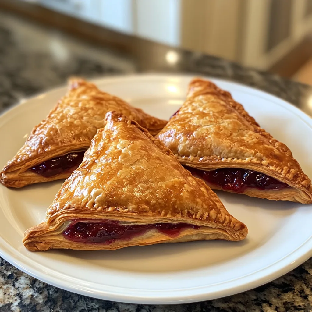 Easy Cherry Turnovers