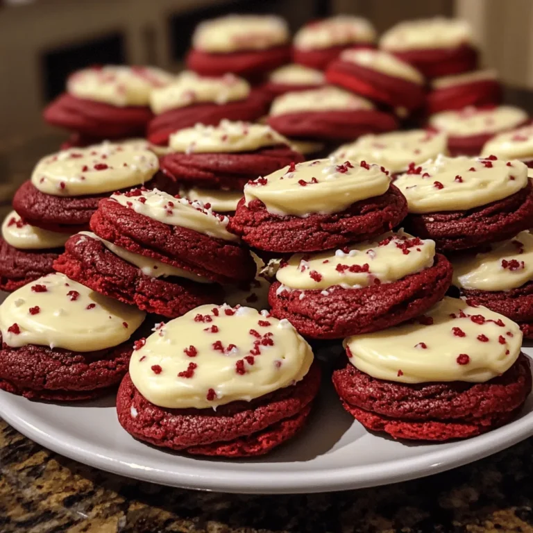 Cream Cheese Red Velvet Cookies