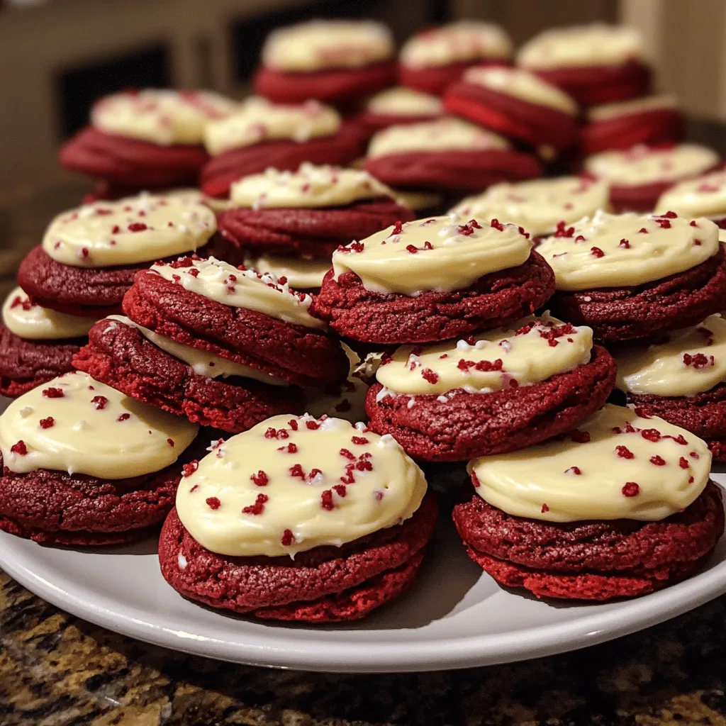 Cream Cheese Red Velvet Cookies