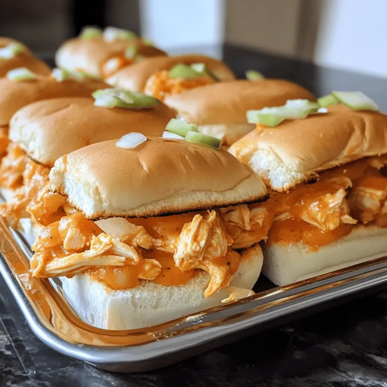 Buffalo Chicken Sliders