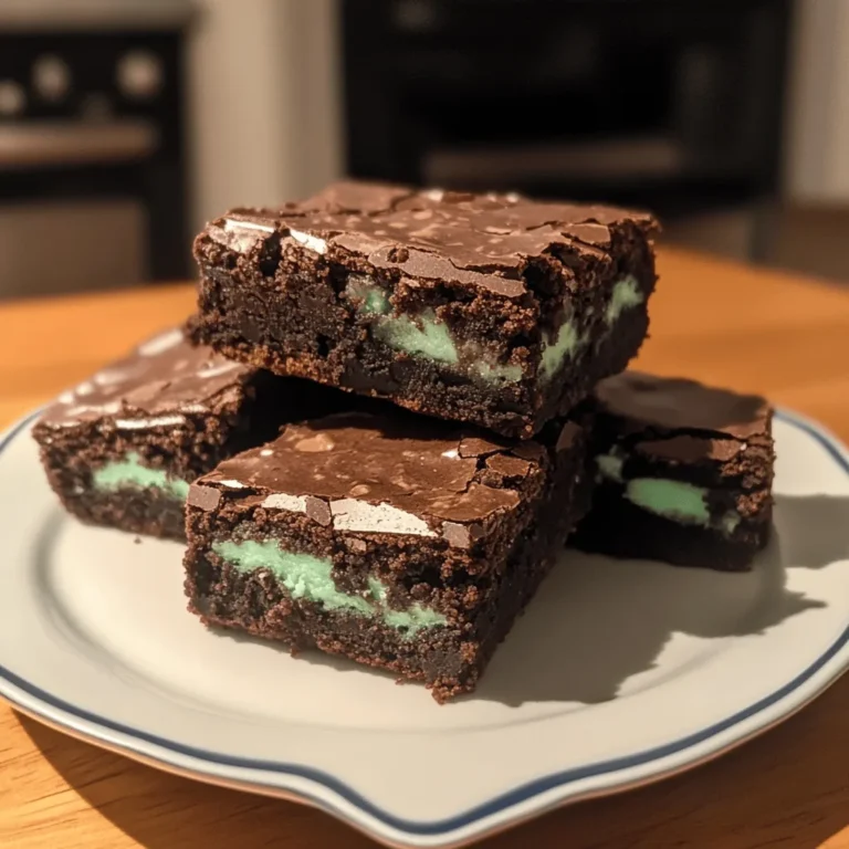 Mint Chocolate Brownies