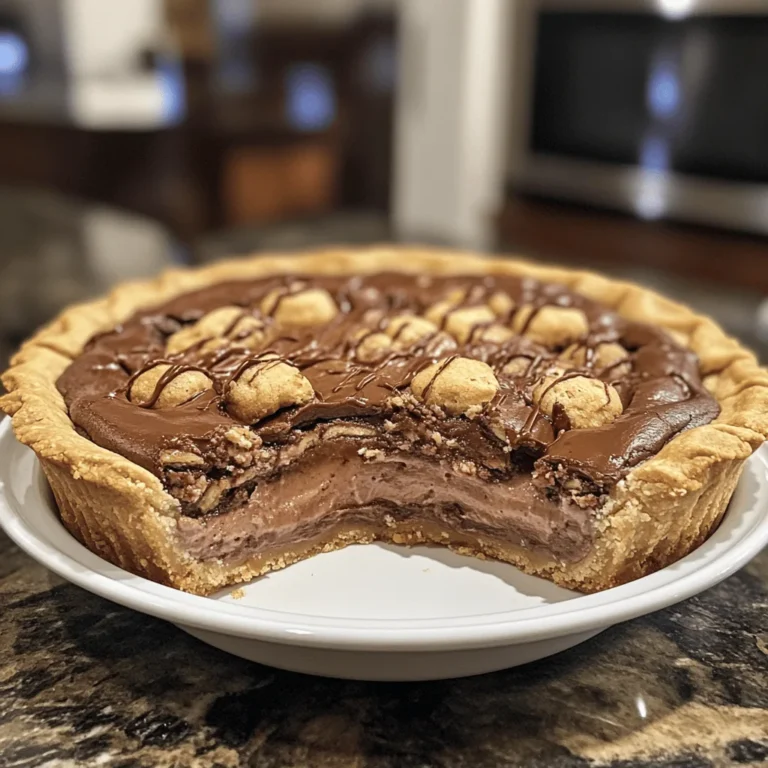 Nutella-Stuffed Cookie Pie