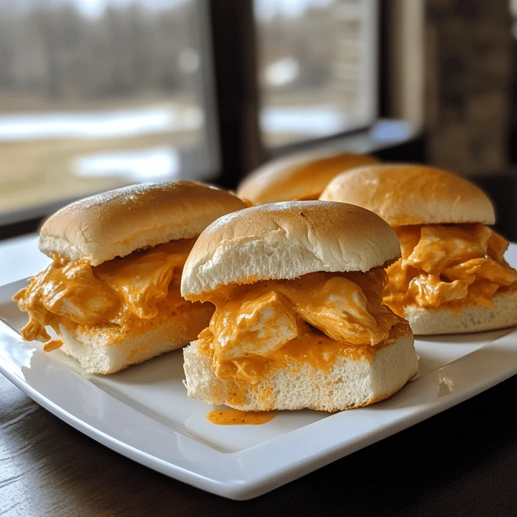Buffalo Chicken Sliders