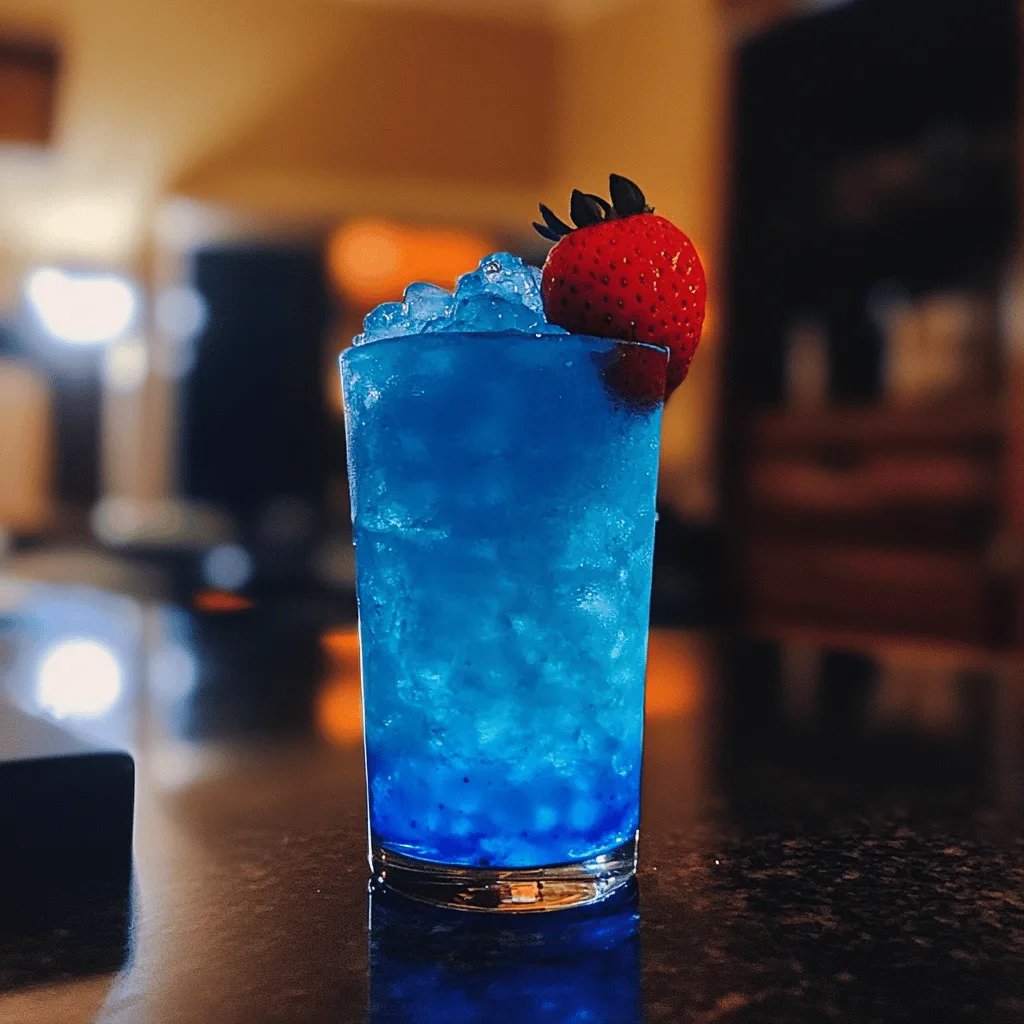 Patron Strawberry Blue Hawaiian