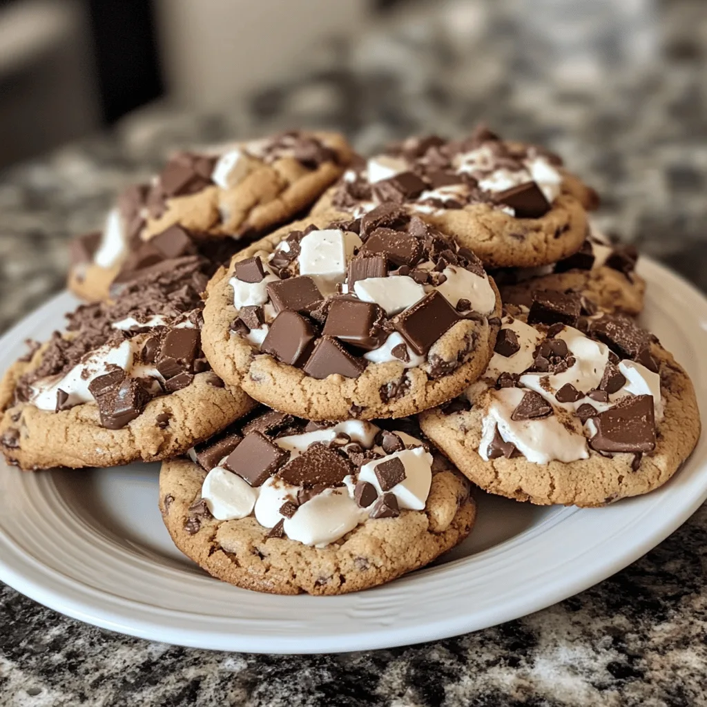 S'mores Cookies and Cream Cookies