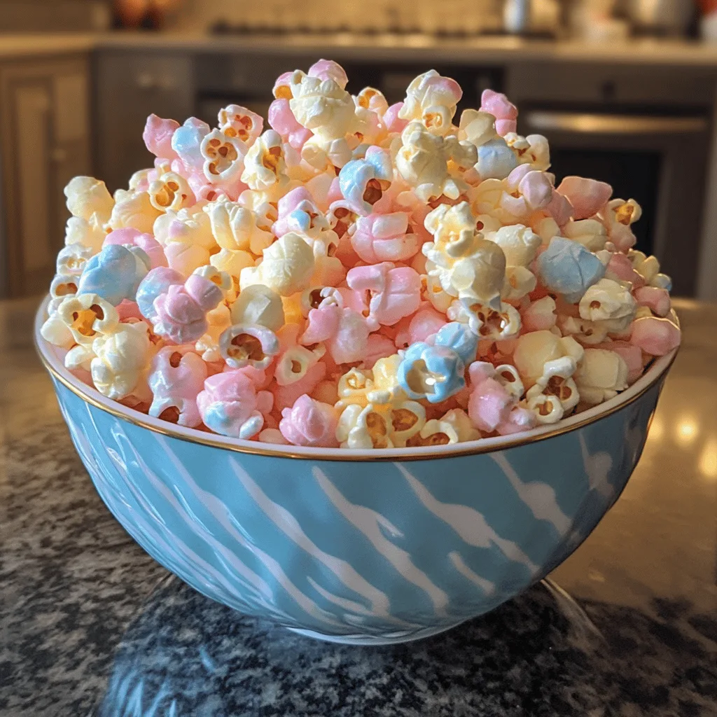 Cotton Candy Popcorn