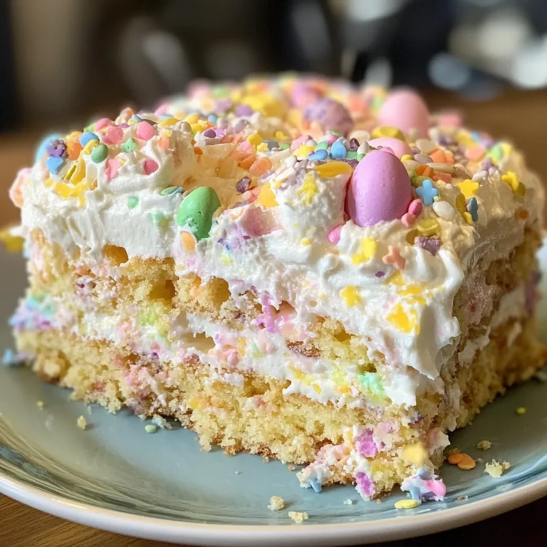 Easter Poke Cake