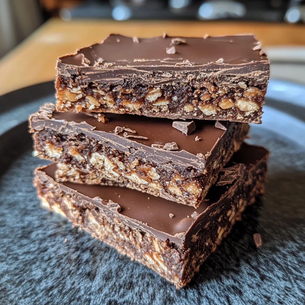 No-Bake Chocolate Biscuit Bars