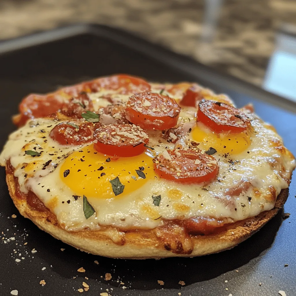English Muffin Breakfast Pizza
