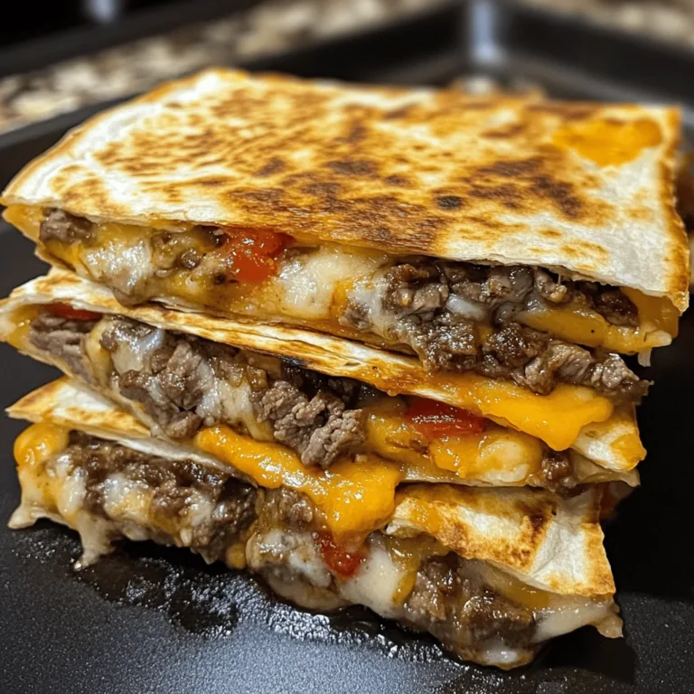 Cheese Steak Quesadillas