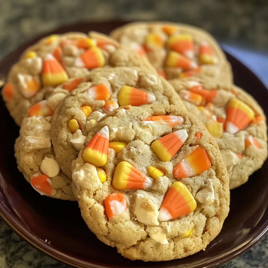 Candy Corn Trail Mix Cookies